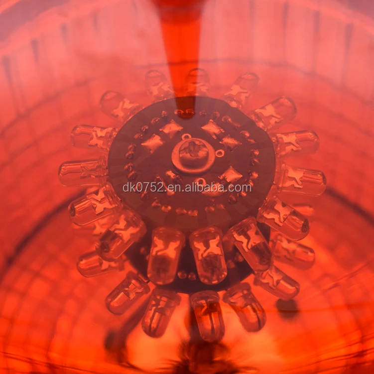 DK LED solar panel crane tower led flashing obstruction beacon aircraft aviation light