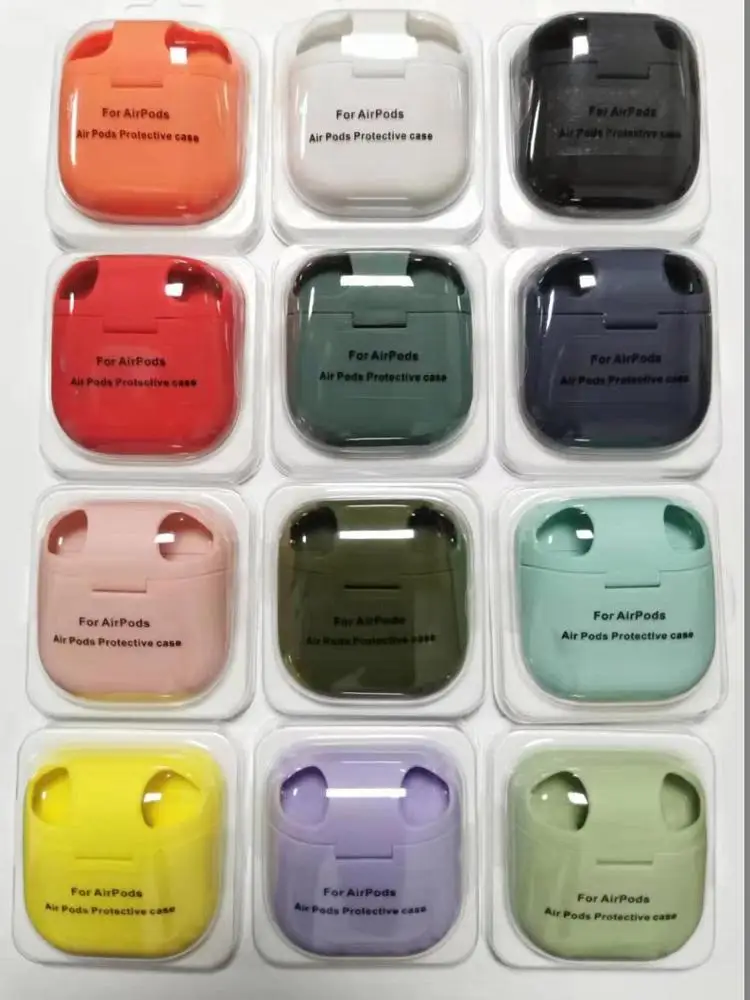 Pasteable Magnetic Adsorption Earpod Case Cover Protect Earphones Wireless Earpods for Airpod 1/2