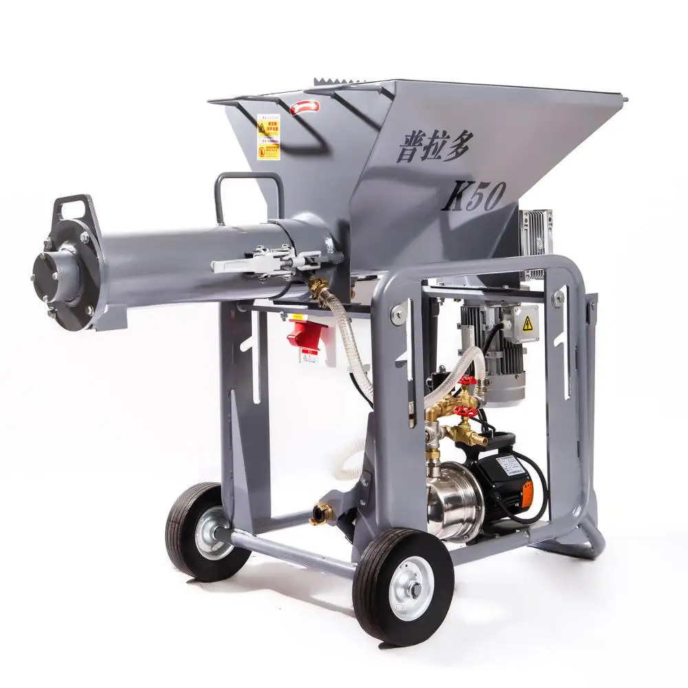 Automatic mortar concrete plaster cement power mixer
