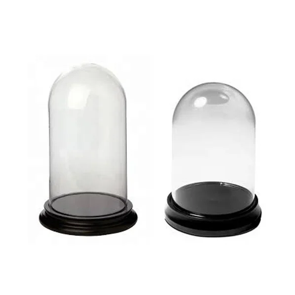 Wholesale bell  jars glass bell dome custom design cake decorating