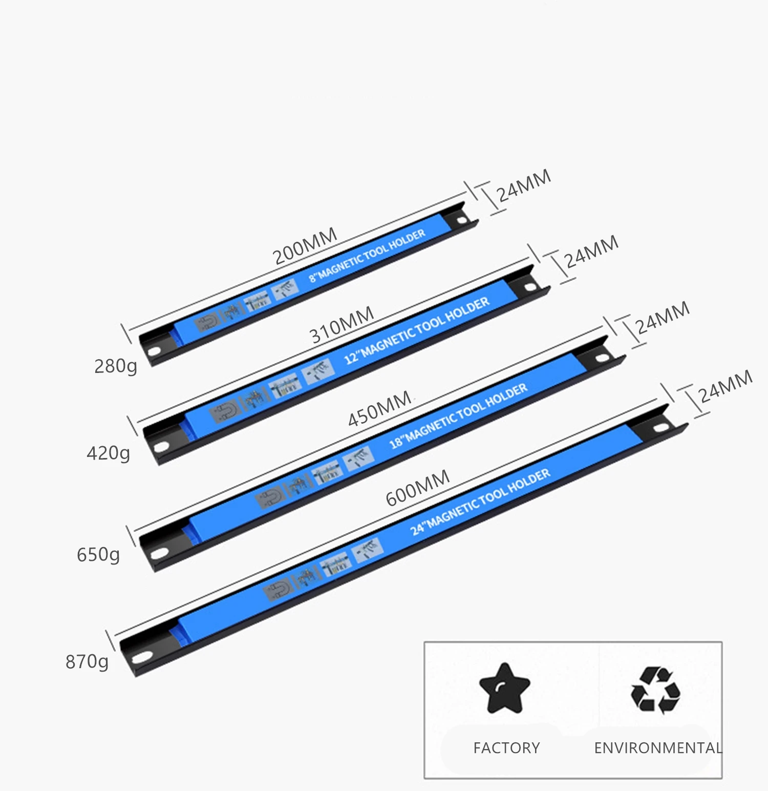 Strong Permanent Bar magnets Magnetic  tool magnetic tool holder with low price