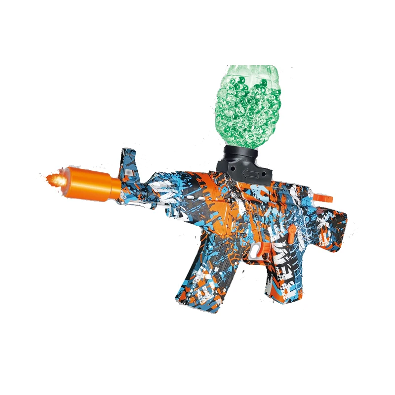 Glow Gel Gun Automatic Splatter Ball Blaster with Glow in The Dark for Outdoor