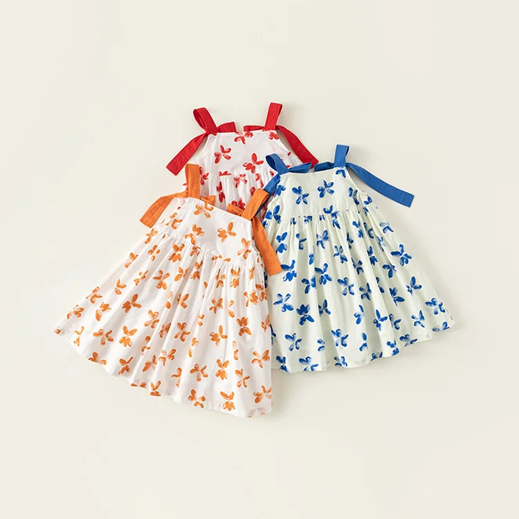 DYB sexy girls photo without casual short dresses 1-10 year old girl children toddler baby summer dresses girl without dress