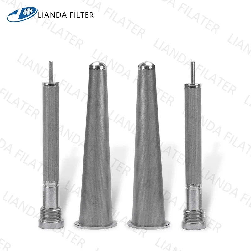 LIANDA 0.2 0.5 5 20 Micron sintered porous tube 304 316 stainless steel porous metal sintered filter tube
