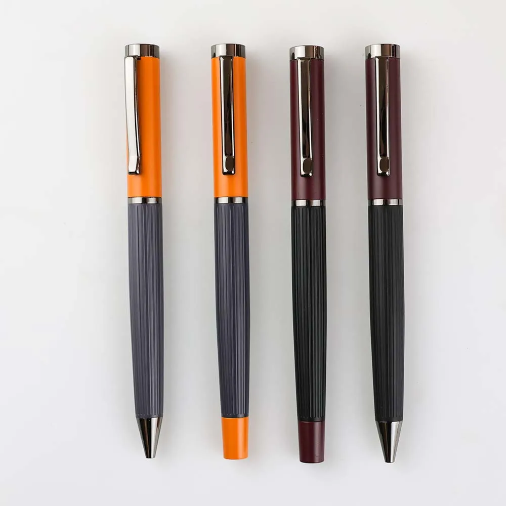 GemFully marketing stationery morandi pen new 2023 luxury metal pen with engraved logo