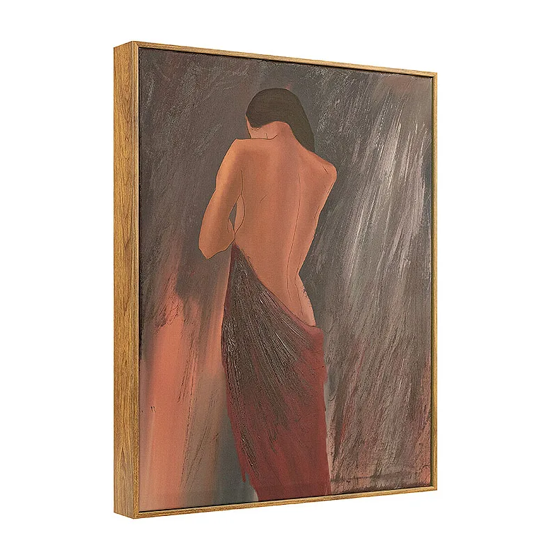 Art Work with Frame Sexy Women Pictures for Living Room Wall Decoration Nude Paintings