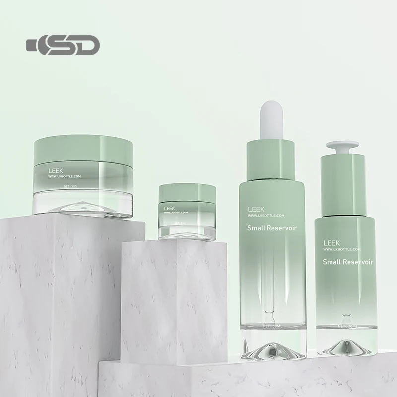 Luxury Liquid Dropper Bottle 30ml 50ml 80ml 100ml Cosmetic Container Essential Oil Bottles Aluminum Glass Bottles For Cosmetics