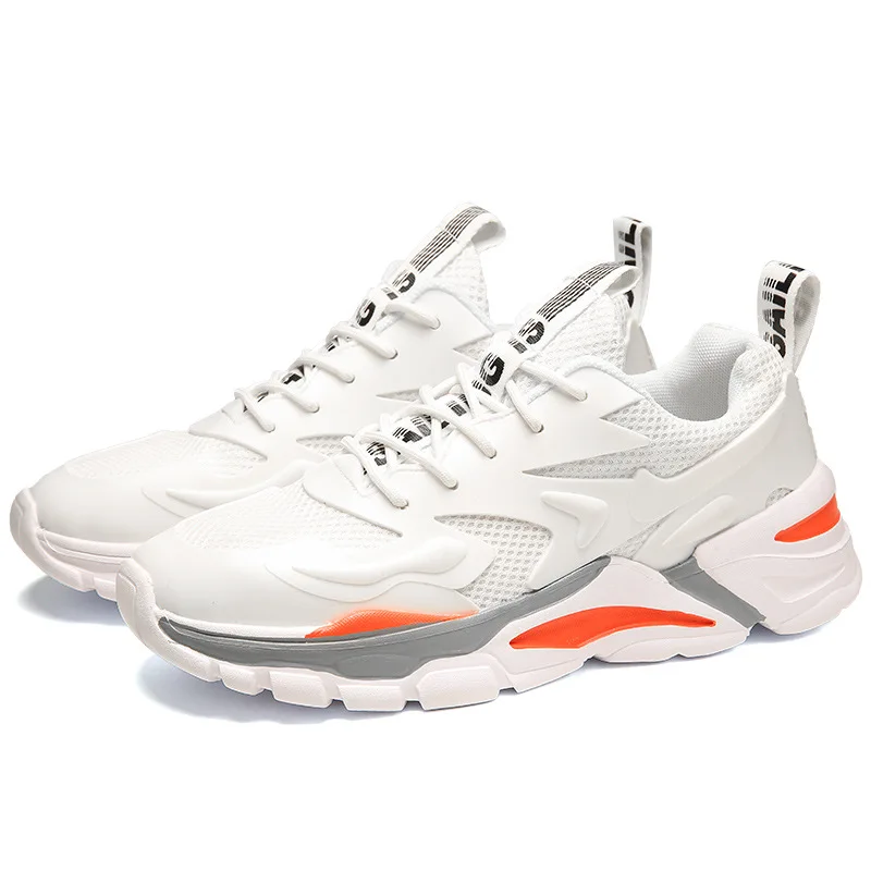 new anti-gravity custom logo plus size mesh rubber used running shoes for man