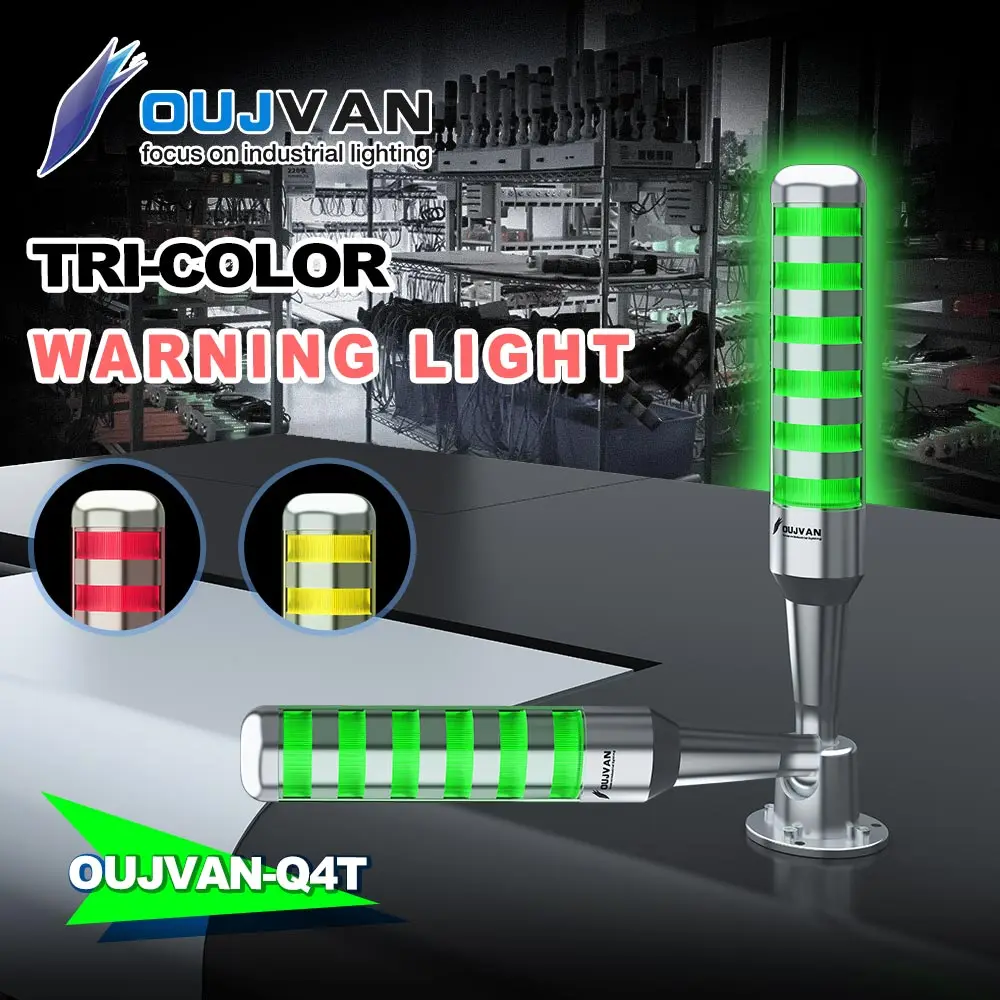 Hot Sell Safety Protection Cnc Machine Warning Light Color LED Tower Light with Buzzer