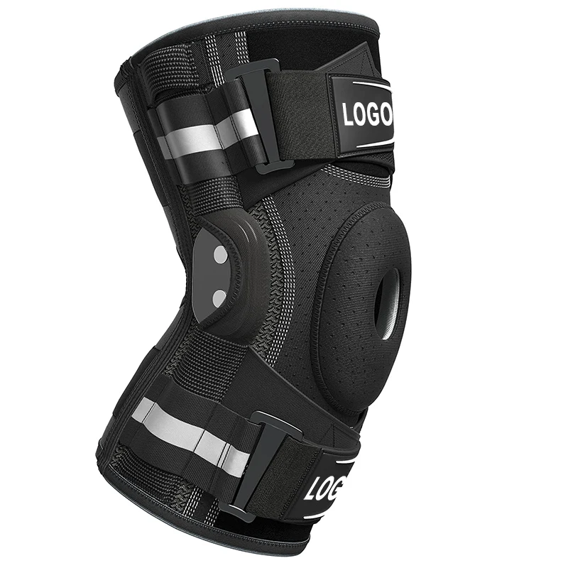 Профессиональный шарнирный Бандаж на колено для мужчин и женщин съемные двухсторонние стабилизаторы облегчение боли бандаж на колено