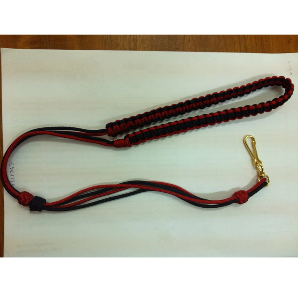 premium quality officer uniform gold silk cord customized whole sale price twisted lanyards dress cords