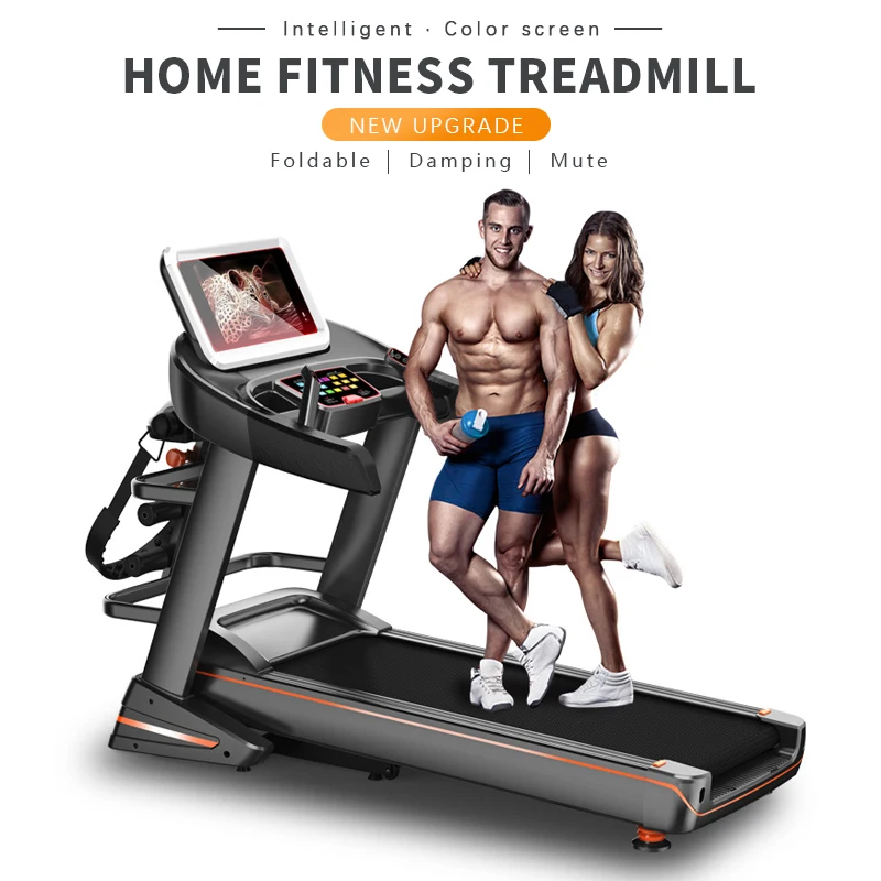 Multi-functional Home Use Home Fitness Equipment Electric Treadmill With Massage Function