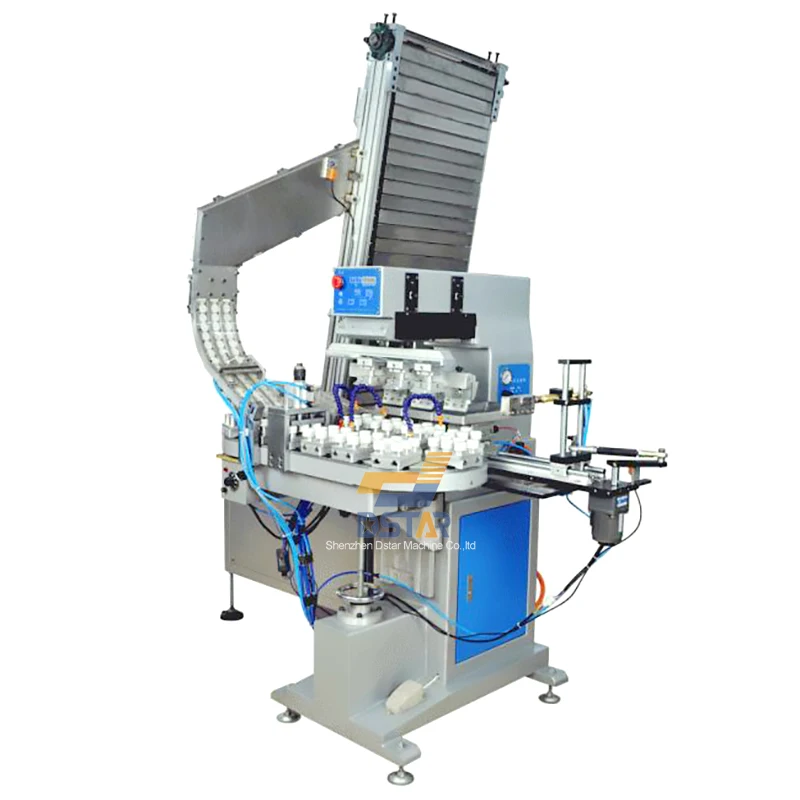Automatic plastic bottle cap pad printing machine with factory price