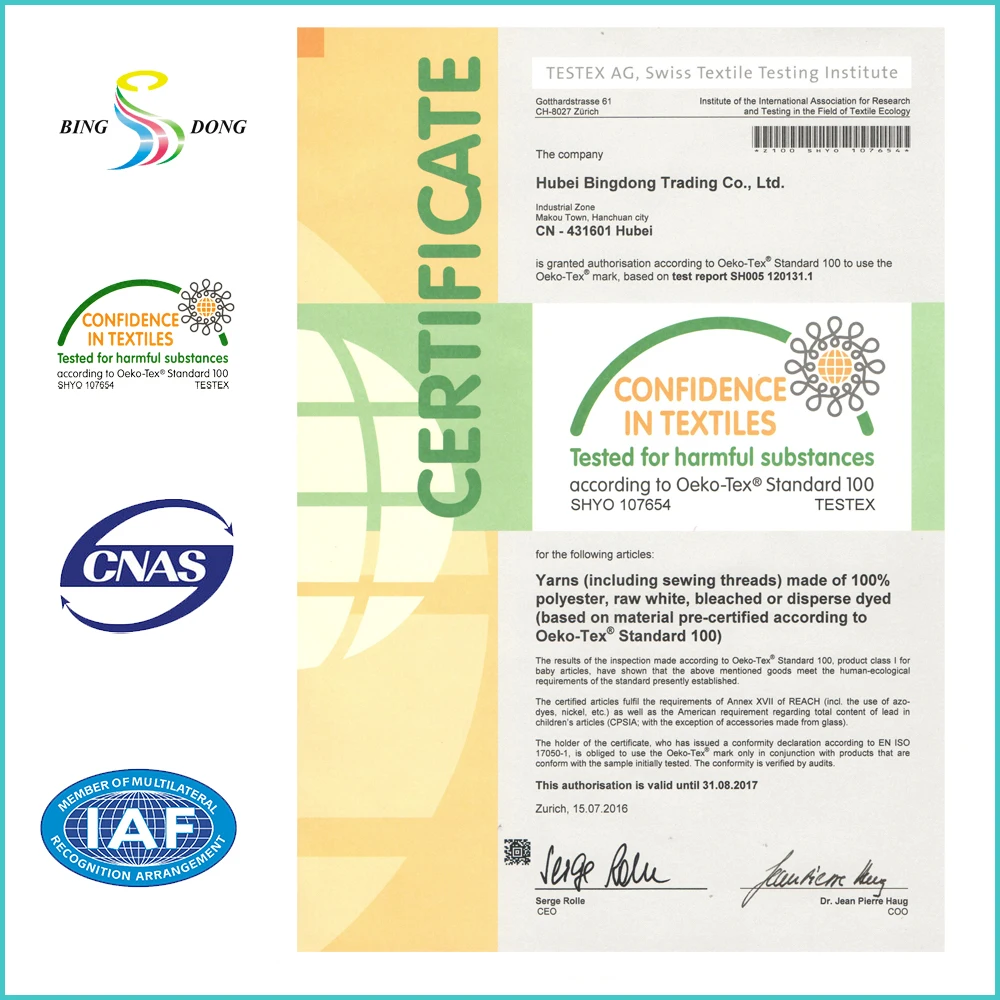 Polyester Yarn Spun Sewing Wholesale 100% Virgin Spun Polyester Customized Plastic Cone or Paper Cone Raw Pattern Polyester Yarn