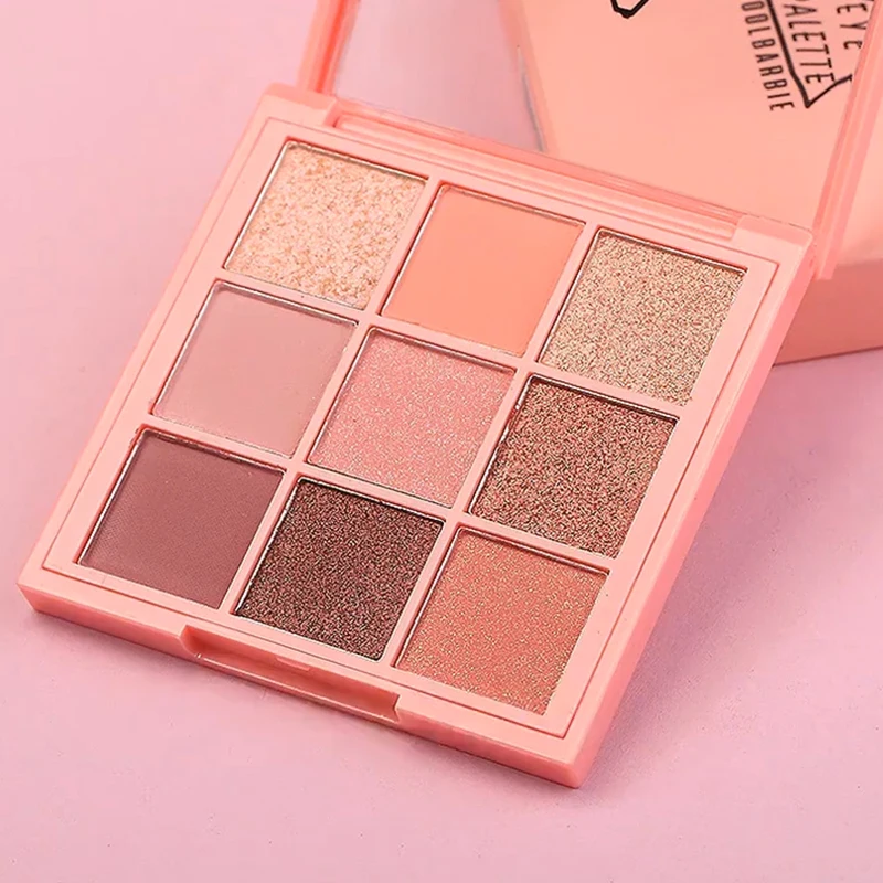 cosmetics private label makeup neon eye shadow applicator palette