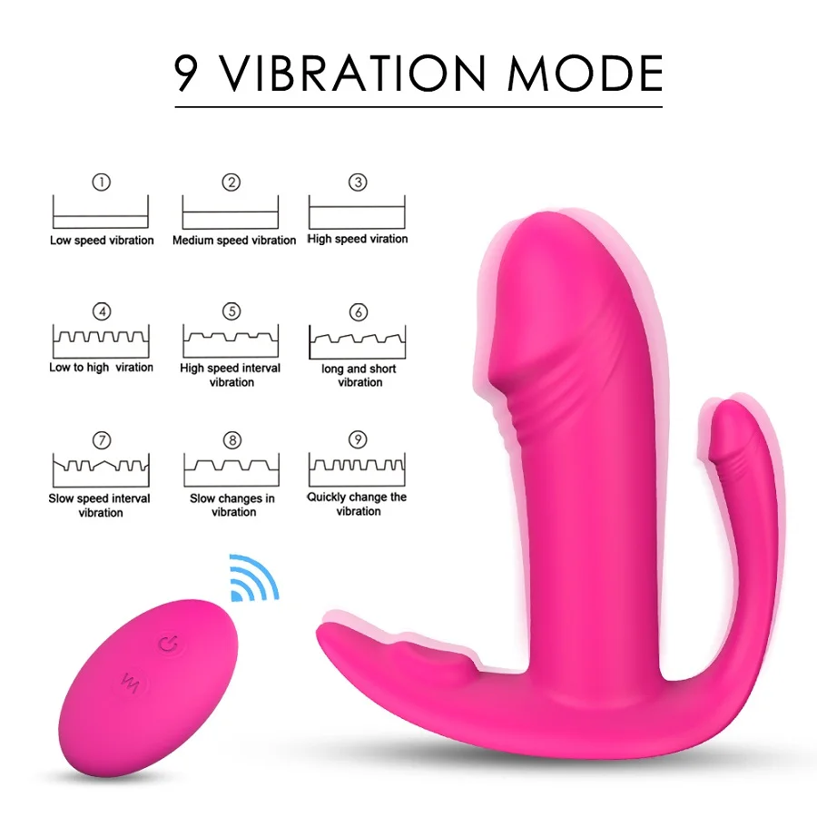 Buying in Bulk Wholesale Remote Control Wearable Dildo for Women with 10 Speed Vibration Adult Toy Store Online Factory