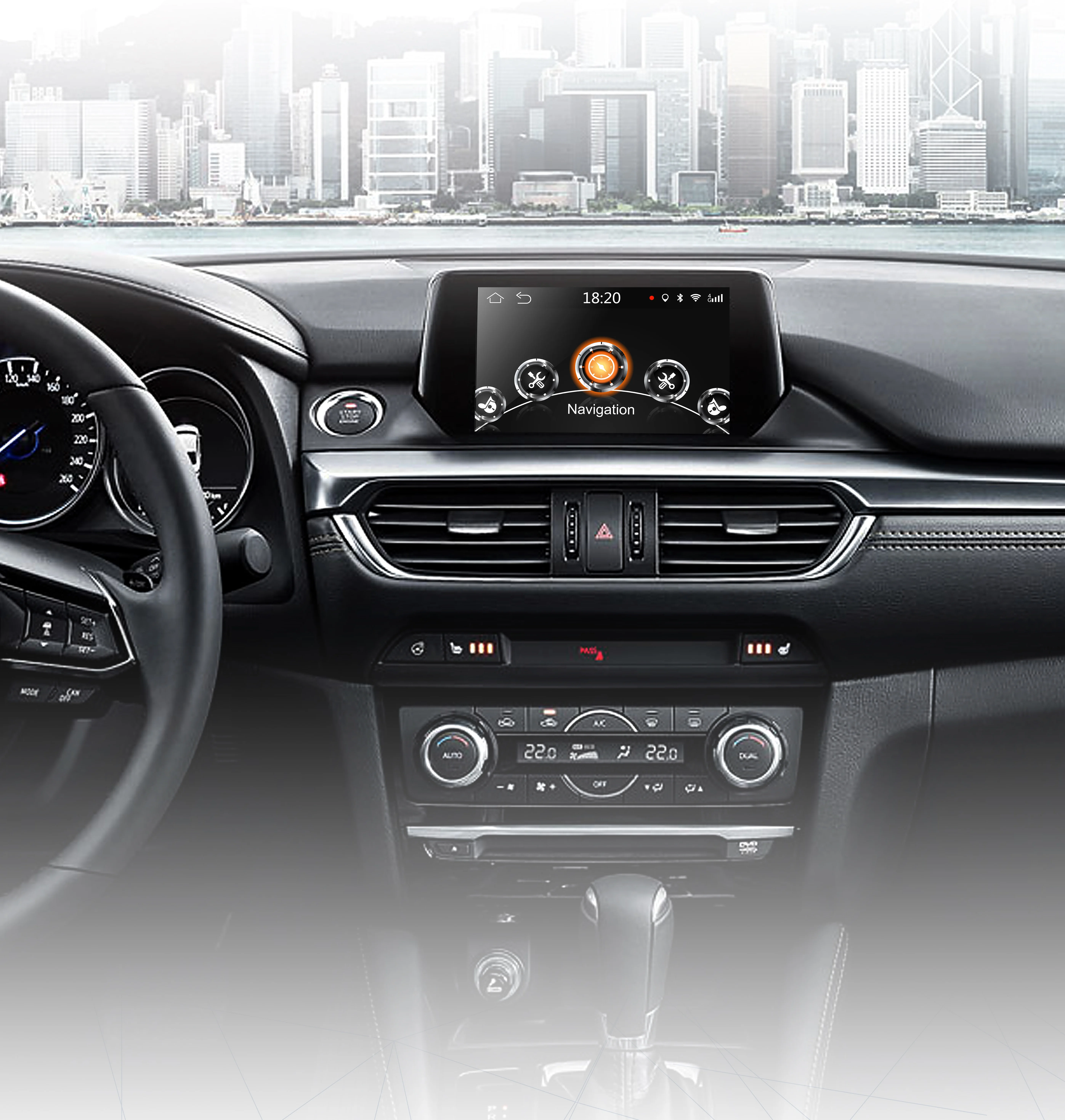 
For 2013 -2019 Mazda 3,5,CX-5 Android Video Interface with CVBS AV input to Plug Digital TV 