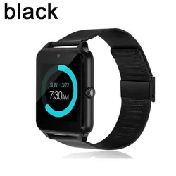 GT08 Plus Metal Strap Z60 Smartwatch Wrist Smartwatch Support Sim TF Card For iPhone & Android Watch