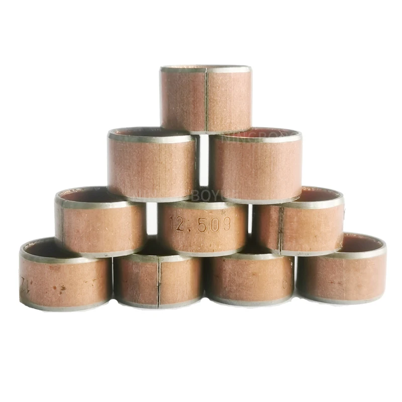 high quality hardened brass bushing, brass bushing rod,PTFE Composite Oilless Slide Bearing Self-lubricating Bushings