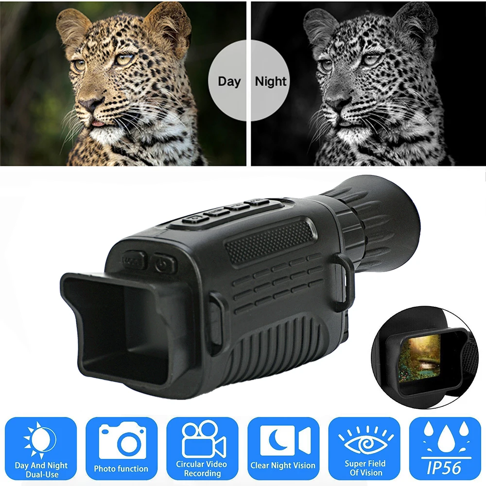 Rechargeable Battery 1080P High Definition Infrared Night Vision Telescope Night Vision Camera Outdoor Hunting Accessories