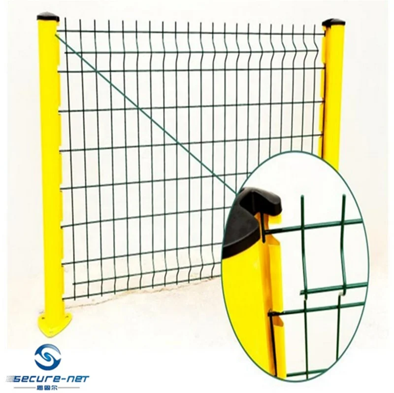 hot sale electric metal wire mesh panel curvy fence welded bend mesh fencing with square post