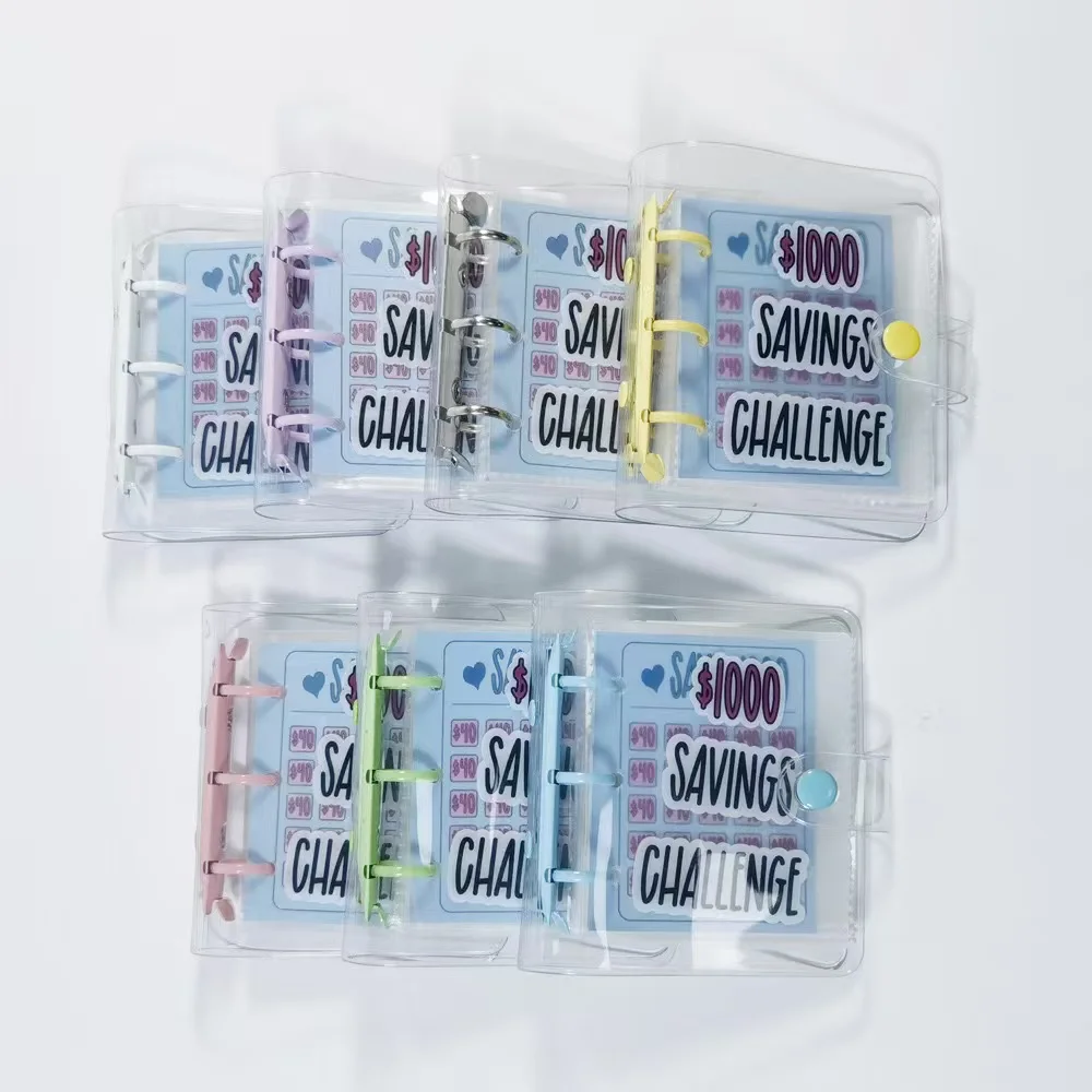 Savings Challenge Binder  Money Saving Binder Savings Challenges Book With Envelopes Mini Budget Binder With Cash Accessories