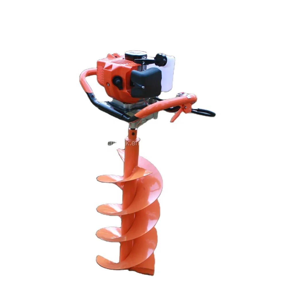 2 stroke 52cc J&K Gasoline EARTH DRILLING MACHINES