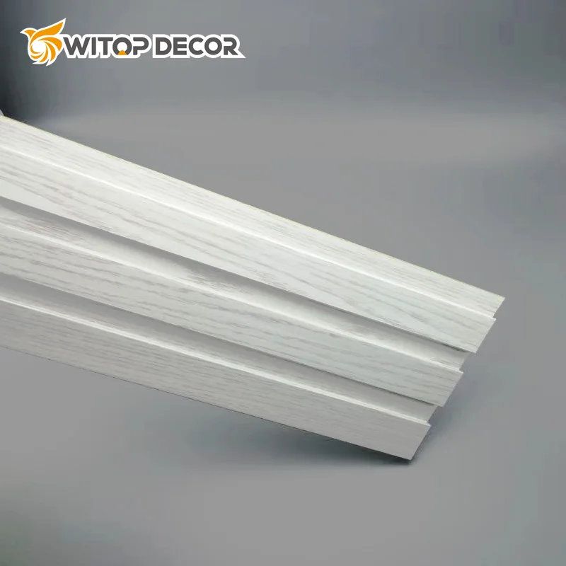 Linyi Louver Profile Machine Round Granules Uv-resistant Composite Laminas Muros De Madera Indor Wall Panel Wpc