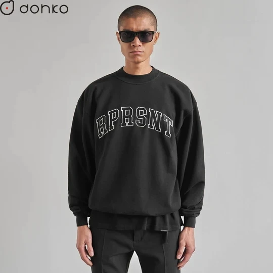 custom heavy weight represent sweatshirt unisex jumper street wear manufacturer