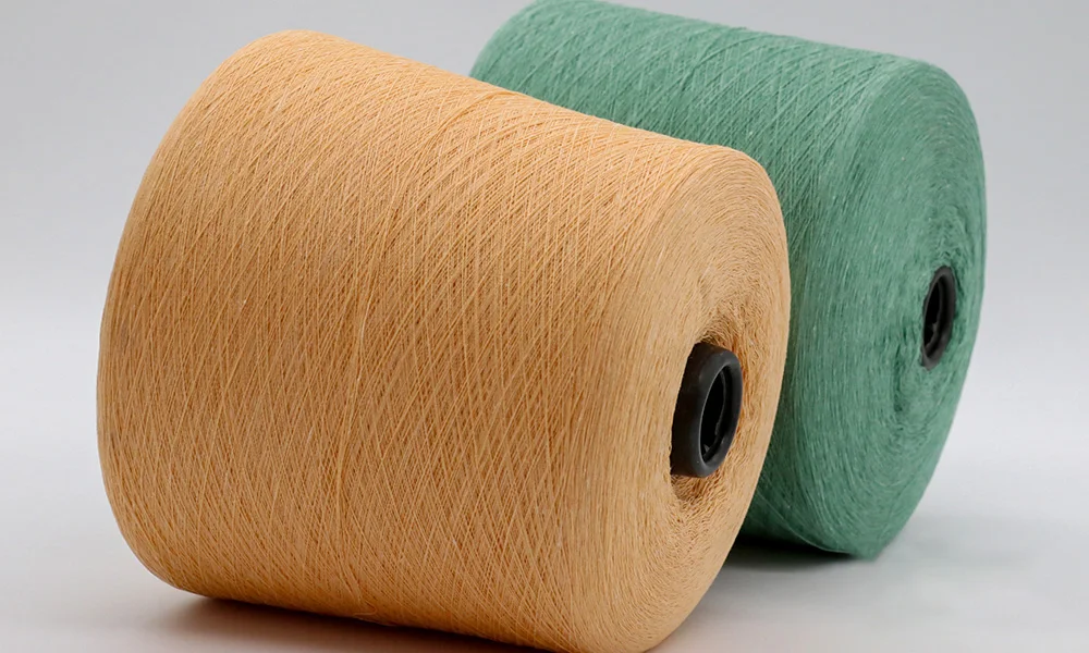 wholesale summer tencel linen blended yarn 40% tencel 38%viscose fibre 22% linen hemp tencel knitting yarn for skirt