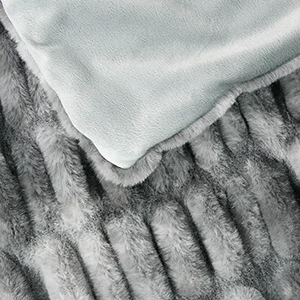 Aoyatex Extra Soft Elastic Tie Dyed Faux Fur Luxury Throw  Thick Ruched Plush  Blankets For Bed Sofa  Decor Winter