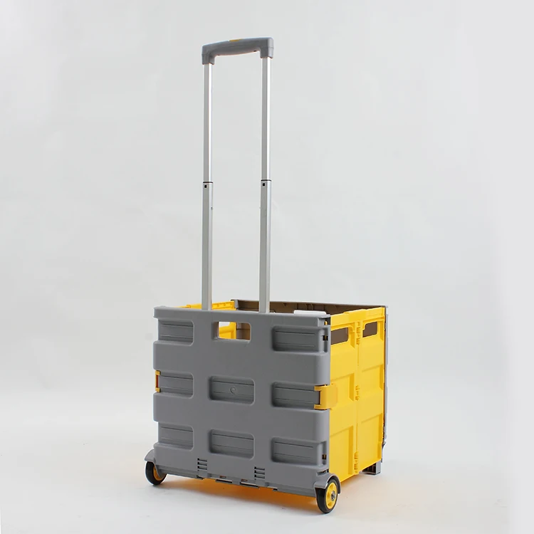 
2021 hot sale foldable storage trolleys with bearing wheel 