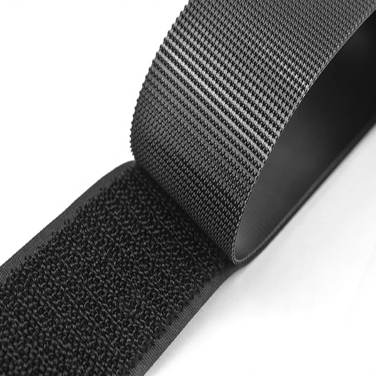 Fastening tape micro Reusable adjustable smooth molded plastic soft injection micro hook and loop tape