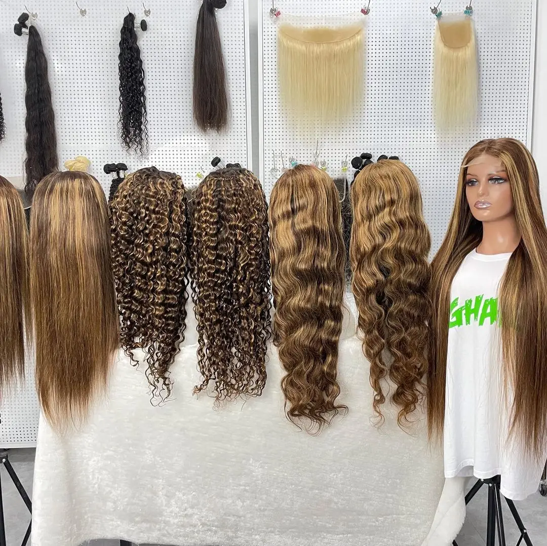 Хайлайтер, парик, поставщик, оптовая продажа, 1b медовый светлый Омбре парик с темными корнями, норковые перуанские натуральные человеческие волосы, HD кружевной передний парик