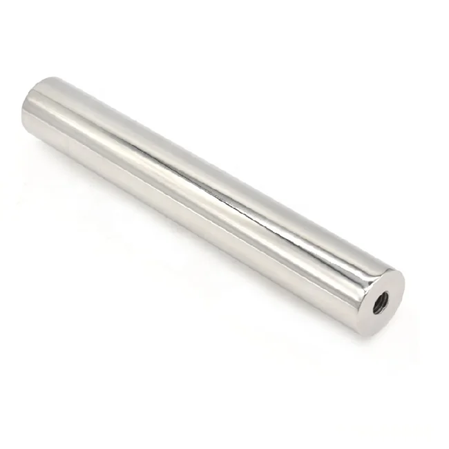Neodymium Magnetic bar filter tube ndfeb n48 magnetic rod 12000gauss 1350gauss 16000 gauss magnet separator bar