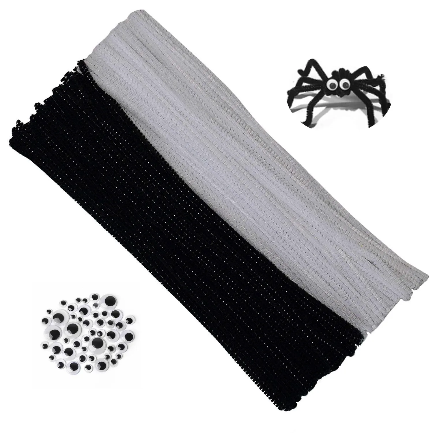 Red Green White Craft Chenille Stems Bulk Art Pipe Cleaners for Creative Home Christmas Decoration Supplies Arts Project