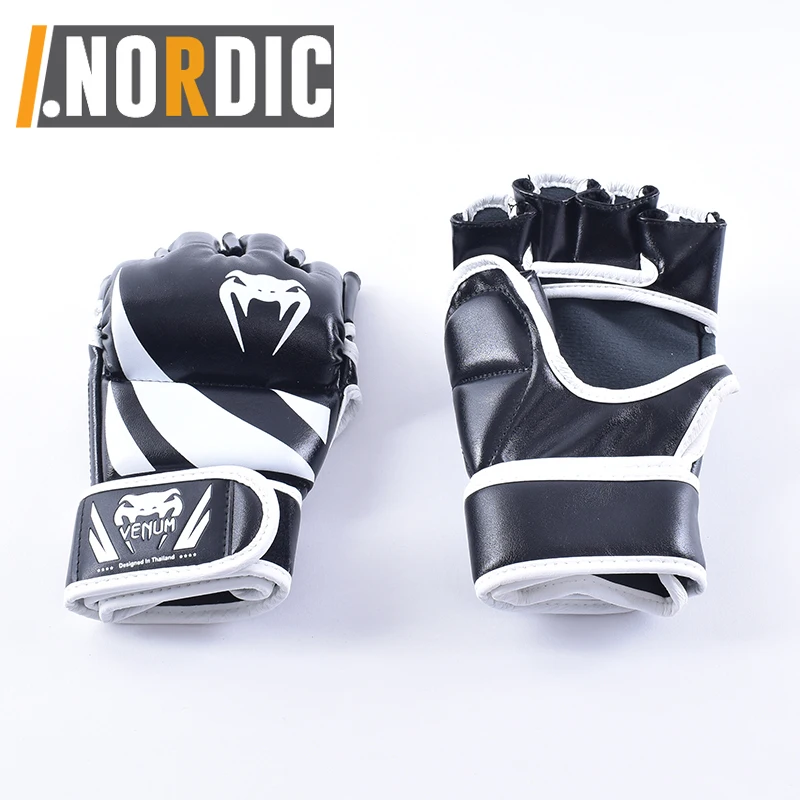 Boxing Glove Training Muay Thai for Sparring-Kickboxing-MMA-Fighting-Punching Bag Mitts Muay Thai Boxing Training Sparring Glov