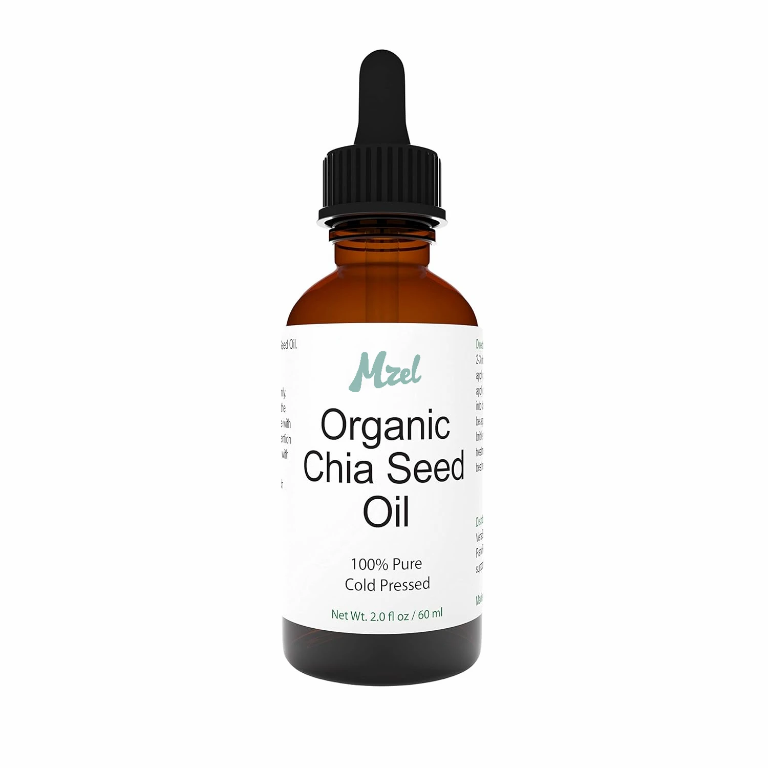 Private Label 100% Pure & Natural Cold Pressed Chia Seed Oil for Face, Skin, Body, Hair, Lip, Nails