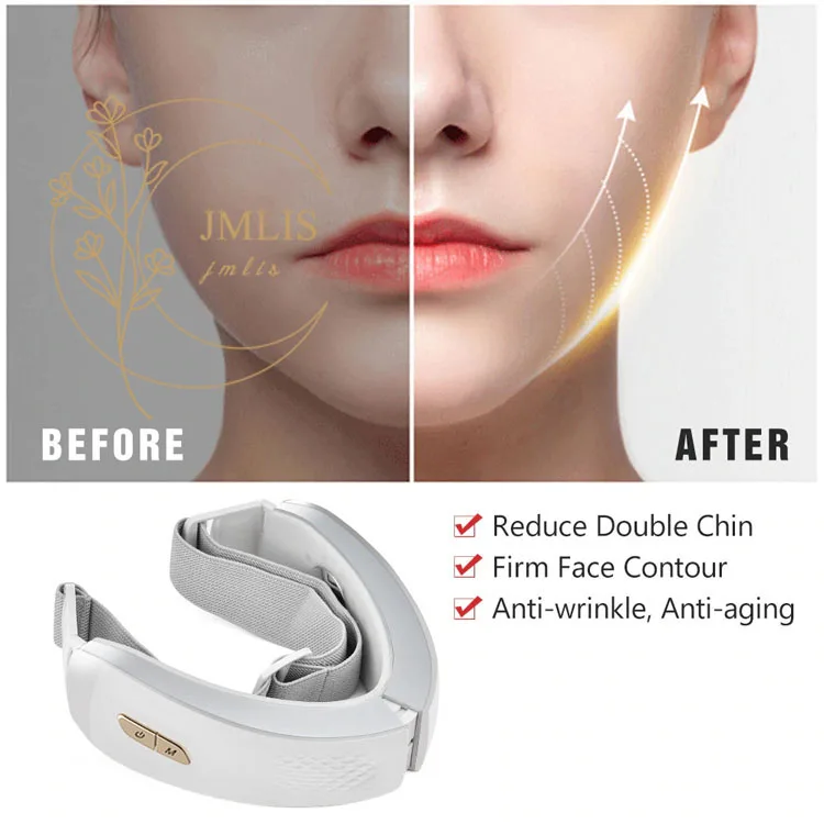 Personal V Shape Face Lift Meter Chin EMS Facial Massager Lifting V Line Up Beauty Tool SkinCare Instrument Face Massager