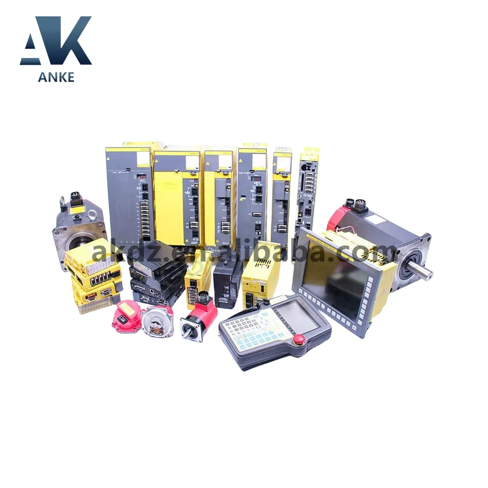 Brand new cnc Fanuc A06B-6164-H201 3 phase motor with 1kw cnc ac servo drive