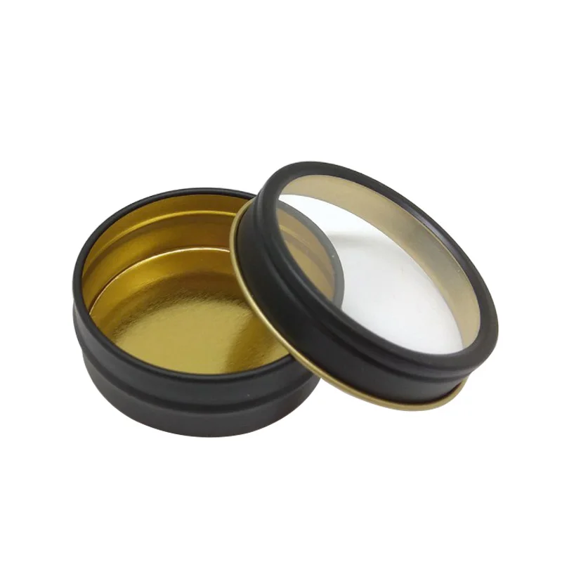 Custom round small metal candy tin boxes packaging biscuit cookie tin container