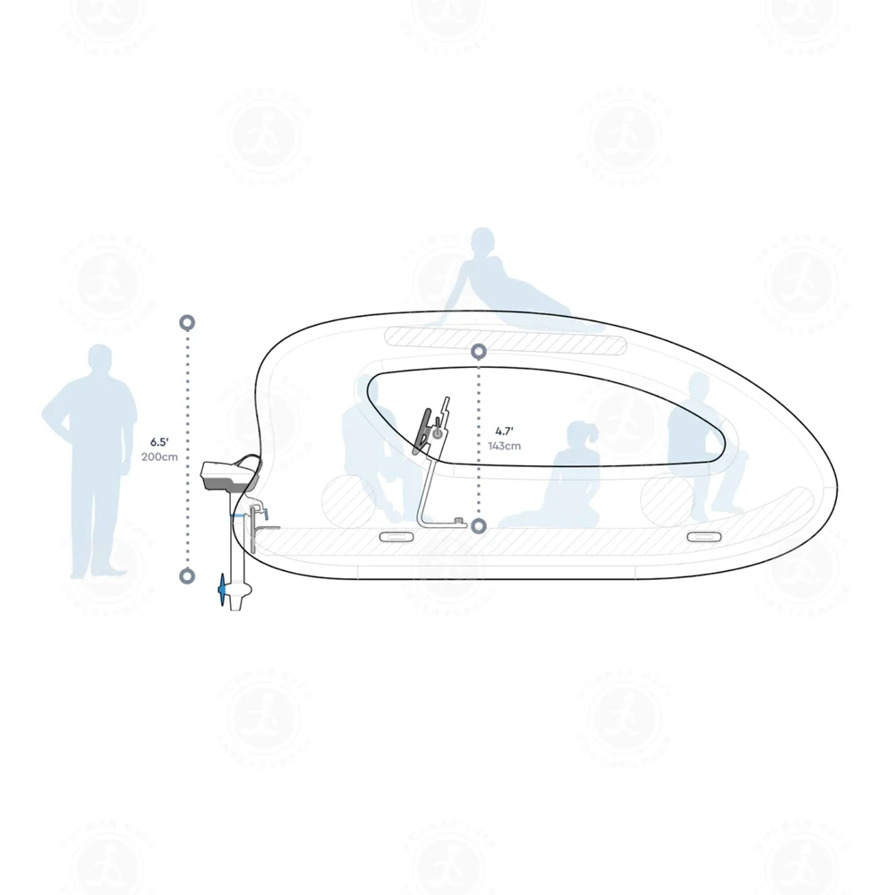 With Reasonable price Water Recreation Electric Boat Inflatable Houseboat For Lake And Sea