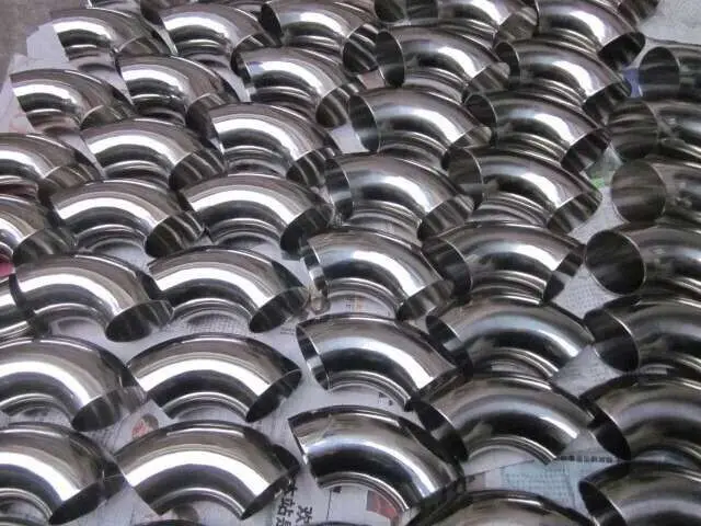 DIN SMS Standard Stainless Steel Good Polished Elbow Pipe Fitting 50 Fitting 90 Degree Tri Clamp Sanitary Elbow