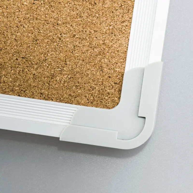 OEM Cork Bulletin Combo Board for Home Office Small Wall Hanging Whiteboard with Aluminum Frame Memo Pin Planning Tackboard