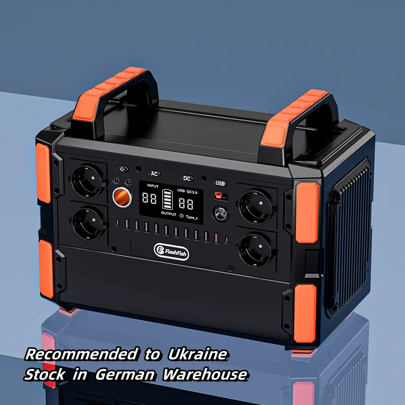 Guangdong Flashfish Best Cheap Camping Electric Bank Lithium Battery Solar Generator 1000W Portable Power Station for Home