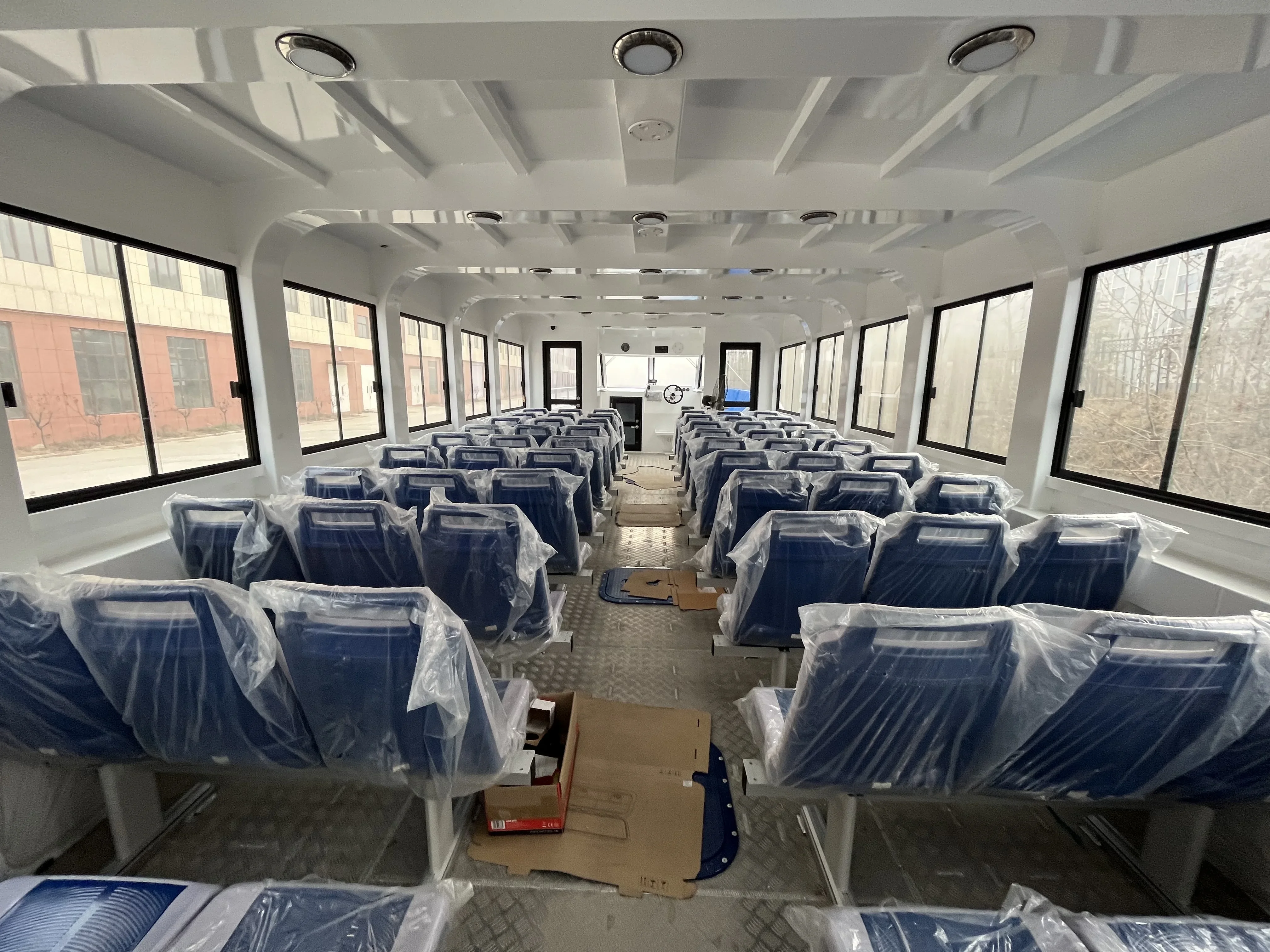 Deep V 15m Aluminum Passenger Tourist Ferry Boat with New Condition for Island Transport