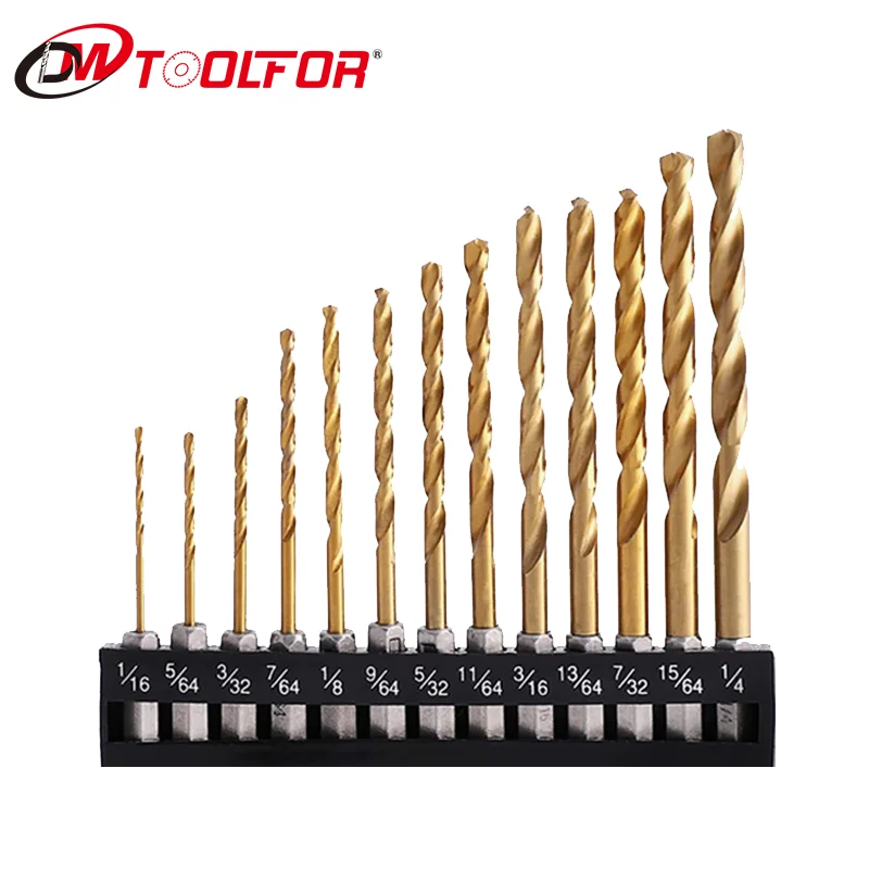 DIN340 hss long twist drill bit for drilling metal