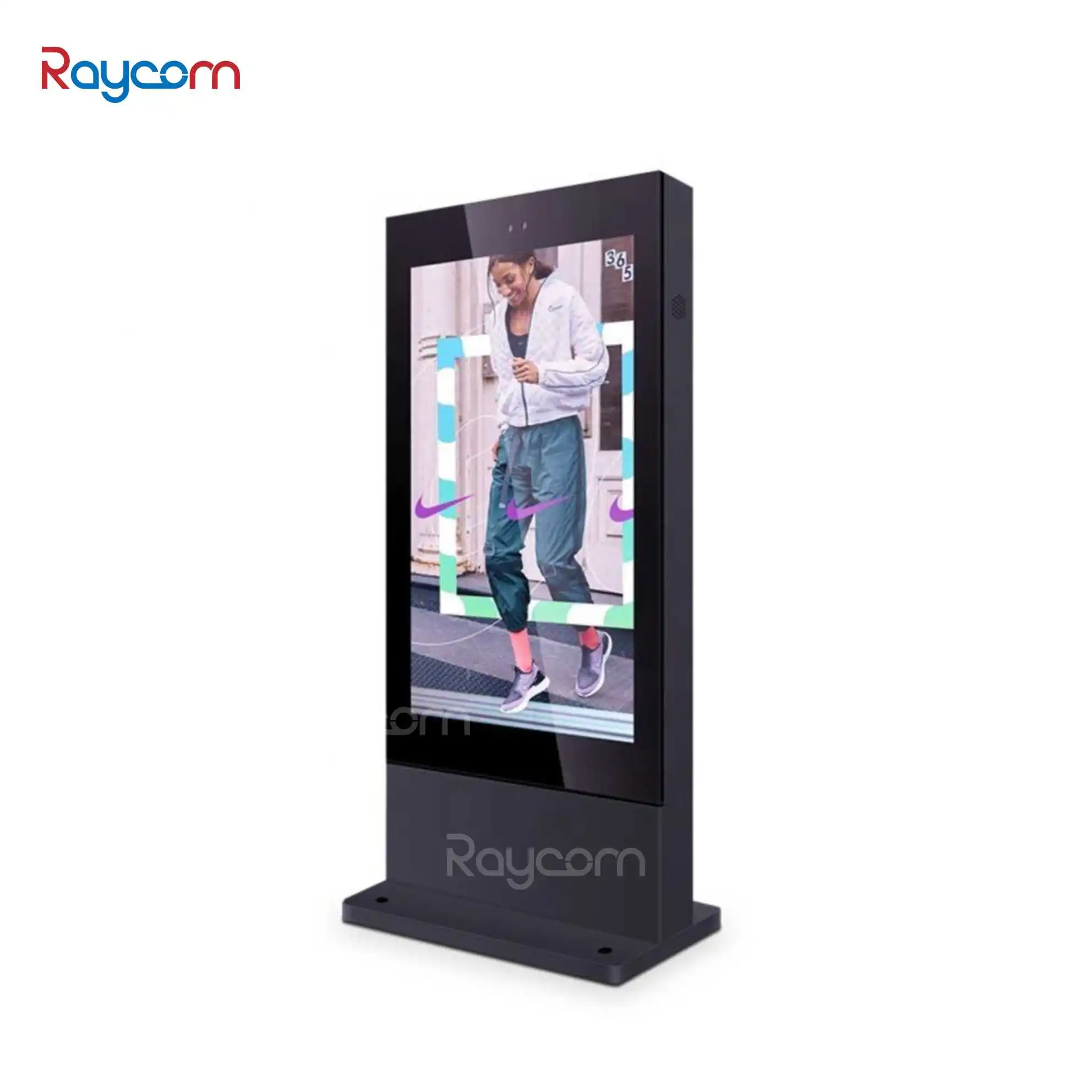 Full Screen 4k Android Floor Standing Lcd Advertising Player Kiosk Vertical Totem Digital Touch Signage Display
