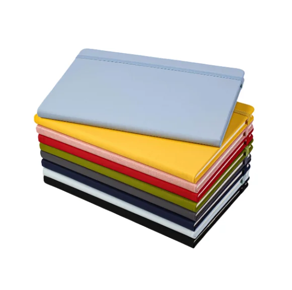 2025 New A5 Small Portable Notebook Pocket Notepad Diary Pu Leather Cover NoteBook With Pen Holder