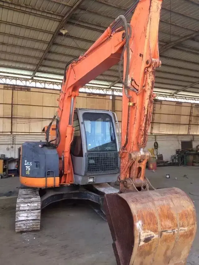 Экскаваторы Hitachi ZX75 подержанные японские экскаваторы EX гидравлические Гусеничные по низкой цене